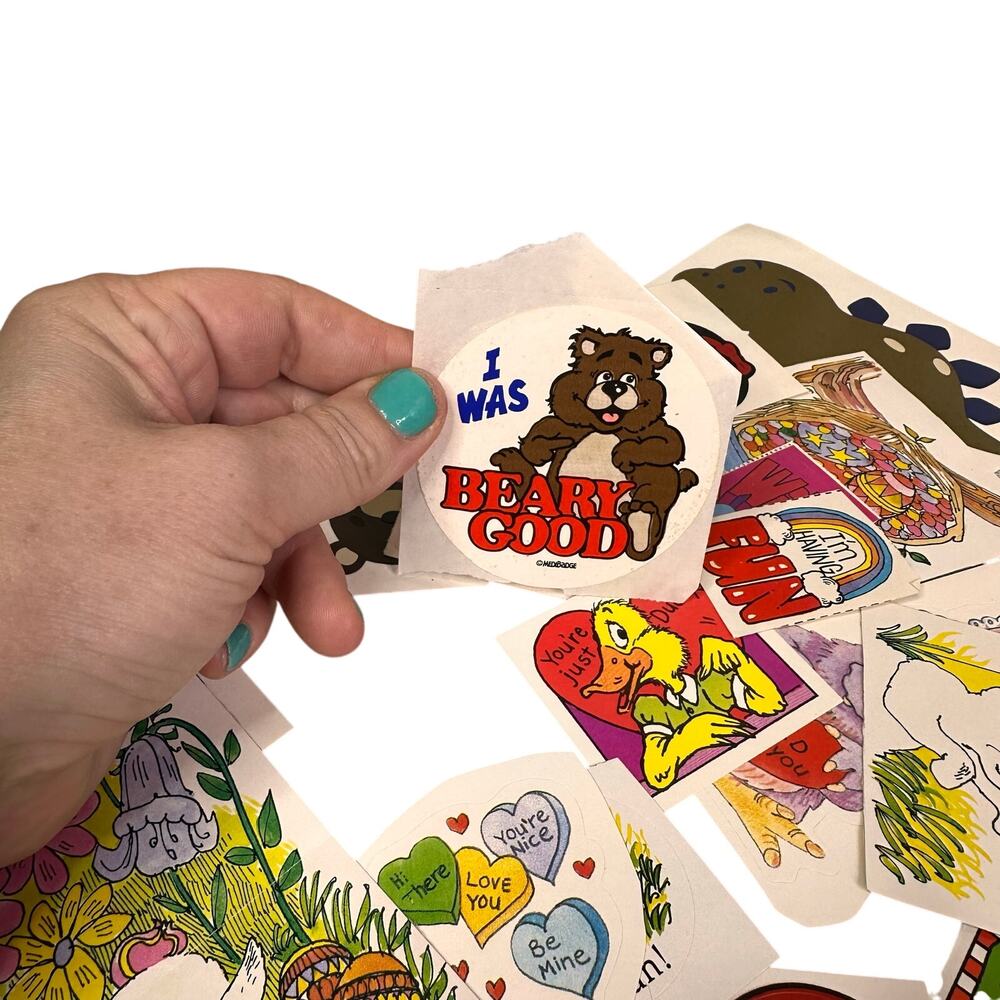 Huge Vintage Sticker Collection - Vintage Holiday Stickers 88 pieces - Picture 9 of 12